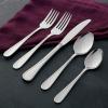 imageOneida Flight 65 Piece Everyday Flatware Service for 12 180 Stainless Steel Silverware Set Dishwasher Safe45Piece Flatware Set