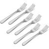 imageOneida Flight 65 Piece Everyday Flatware Service for 12 180 Stainless Steel Silverware Set Dishwasher SafeDinner Forks  Set of 6
