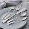 imageOneida Flight 65 Piece Everyday Flatware Service for 12 180 Stainless Steel Silverware Set Dishwasher SafeDinner Knives  Set of 4