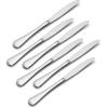 imageOneida Flight 65 Piece Everyday Flatware Service for 12 180 Stainless Steel Silverware Set Dishwasher SafeDinner Knives  Set of 6