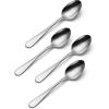 imageOneida Flight 65 Piece Everyday Flatware Service for 12 180 Stainless Steel Silverware Set Dishwasher SafeTeaspoon