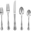 imageGorham Valcourt Stainless Flatware 5 Piece Place Setting  Silver Valcourt