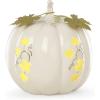 imageLenox 883397 Lighted Pumpkin Medium Centerpiece HalloweenRound