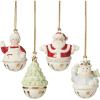 imageLenox 888922 Mini Snowflake 3Piece Ornament Set ChristmasJingle Bell