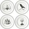imageLenox 891431 Vintage Halloween 4Piece Dessert Plate Set Halloween