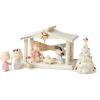 imageLenox 895265 Peanuts The Christmas Pageant ampamp Creche 8Piece Set
