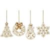 imageLenox 895679 Mini Pierced Charm Ornaments Set of 4 Christmas Ornament