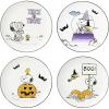 imageLenox 896688 The Great Pumpkin Accent Plates Set of 4 Assorted Halloween