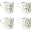 imageLenox French Perle Scallop Holiday Mug S4 330 White