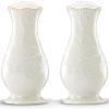 imageLenox French Perle White Tall Salt and Pepper Set Salt  Pepper Set  Large