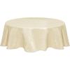 imageLenox Opal Innocence 90quot Round Tablecloth Ivory