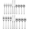 imageLenox Pearl Platinum StainlessSteel 5Piece Place Setting Service for 1 20Piece Set