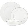 imageLenox Venetian Lace Saucer White3Piece Place Setting