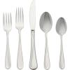 imageOneida Flight 65 Piece Everyday Flatware Service for 12 180 Stainless Steel Silverware Set Dishwasher Safe65Piece Flatware Set