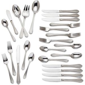 imageGorham 846854 Melon Bud Frosted 45Piece Flatware SetFrosted