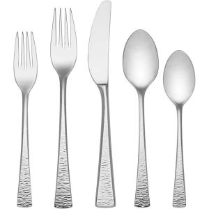imageGorham 871430 Biscayne 65Piece Stainless Flatware Set Silver75Piece Set