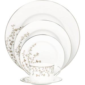 imageKate Spade New York Gardner Street Platinum Pasta Bowl 105 LB5Piece Place Setting