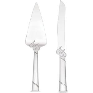 imageLenox 812615 True Love Cake Knife ampamp Server Metallic