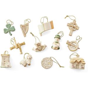 imageLenox 819668 Luck of the Irish 12Piece Ornament Set St Patricks Day
