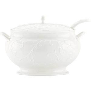 imageLenox 851746 Opal Innocence Carved 16Piece Dinnerware SetCovered Tureen with Ladle