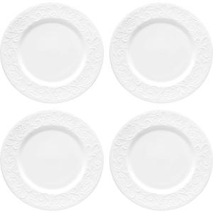 imageLenox 851746 Opal Innocence Carved 16Piece Dinnerware SetDinner Plates  Set of 4