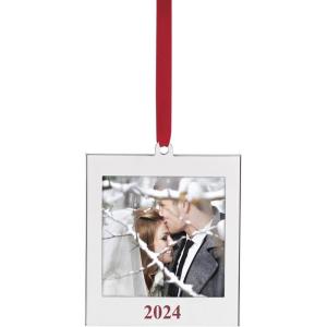 imageLenox 870946 Silver Plate Love Frame Ornament Christmas2024