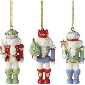 imageLenox 888922 Mini Snowflake 3Piece Ornament Set ChristmasNutcracker