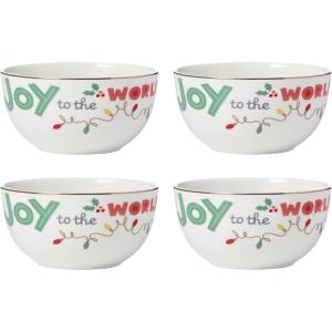imageLenox 896322 Snoopy Christmas AllPurpose Bowls Set of 4 Holiday DinnerwareAllPurpose Bowls  Set of 4