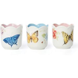 imageLenox Butterfly Meadow Scalloped Lilac Linen Candle 120 LB MultiMini Candles Set of 3