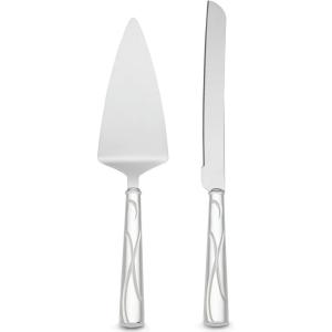 imageLenox Cake Knife ampamp Server Adorn Set SilverSilver
