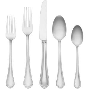 imageLenox Chelse Muse 65Piece Flatware Set 960 LB Metallic