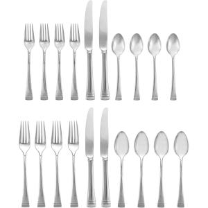 imageLenox Federal Platinum 5Piece Stainless Steel Flatware Place Setting Service for 1 Silver Platinum