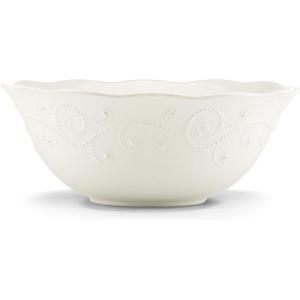 imageLenox French Perle White Tall Salt and Pepper Set Serving Bowl