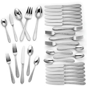 imageLenox Haveson 65Piece Flatware Set 1015 LB Metallic