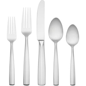 imageLenox Lachlan 65Piece Flatware Set 1045 LB Metallic