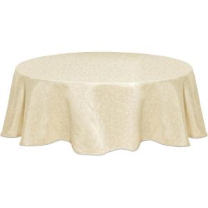 imageLenox Opal Innocence 90quot Round Tablecloth Ivory