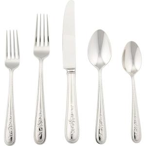 imageLenox Opal Innocence Flatware 5Piece Place Setting   Silver5Piece Set