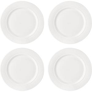 imageLenox Tin Can Alley Large Serving Bowl WhiteDessert Plates  Set of 4
