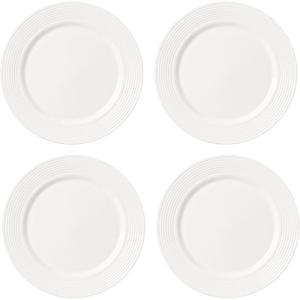 imageLenox Tin Can Alley Large Serving Bowl WhiteDinner Plates  Set of 4  7 Degrees