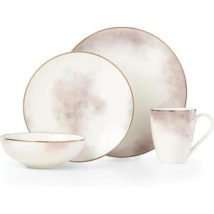 imageLenox Trianna Salaria Pasta Bowl 060 LB TaupeGrey4Piece Place Setting