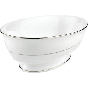imageLenox Venetian Lace Saucer WhiteOpen Vegetable Bowl