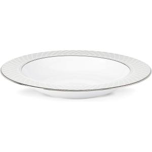 imageLenox Venetian Lace Saucer WhitePastaSoup Bowl