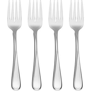 imageOneida Flight 65 Piece Everyday Flatware Service for 12 180 Stainless Steel Silverware Set Dishwasher SafeSalad Fork