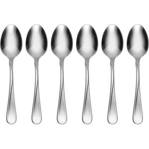 imageOneida Flight 65 Piece Everyday Flatware Service for 12 180 Stainless Steel Silverware Set Dishwasher SafeTeaspoons  Set of 6