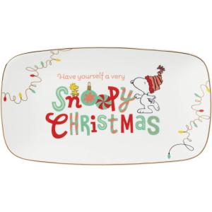 imageLenox 896636 Snoopy Christmas Hors Doeuvres TrayHors DOeuvre Tray
