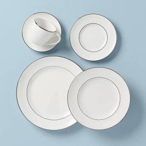 imageLenox Continental Dining Platinum Teacup Cup ivory gold5Piece Place Setting