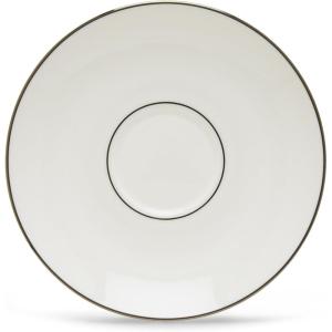 imageLenox Continental Dining Platinum Teacup Cup ivory goldSaucer