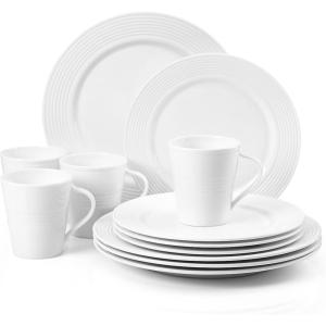 imageLenox 851127 Tin Can Alley Coupe Saucer12Piece Place Setting