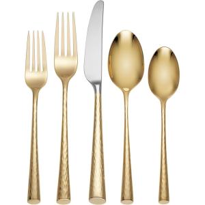imageLenox 894561 Imperial Caviar Gold 5Piece Place Setting