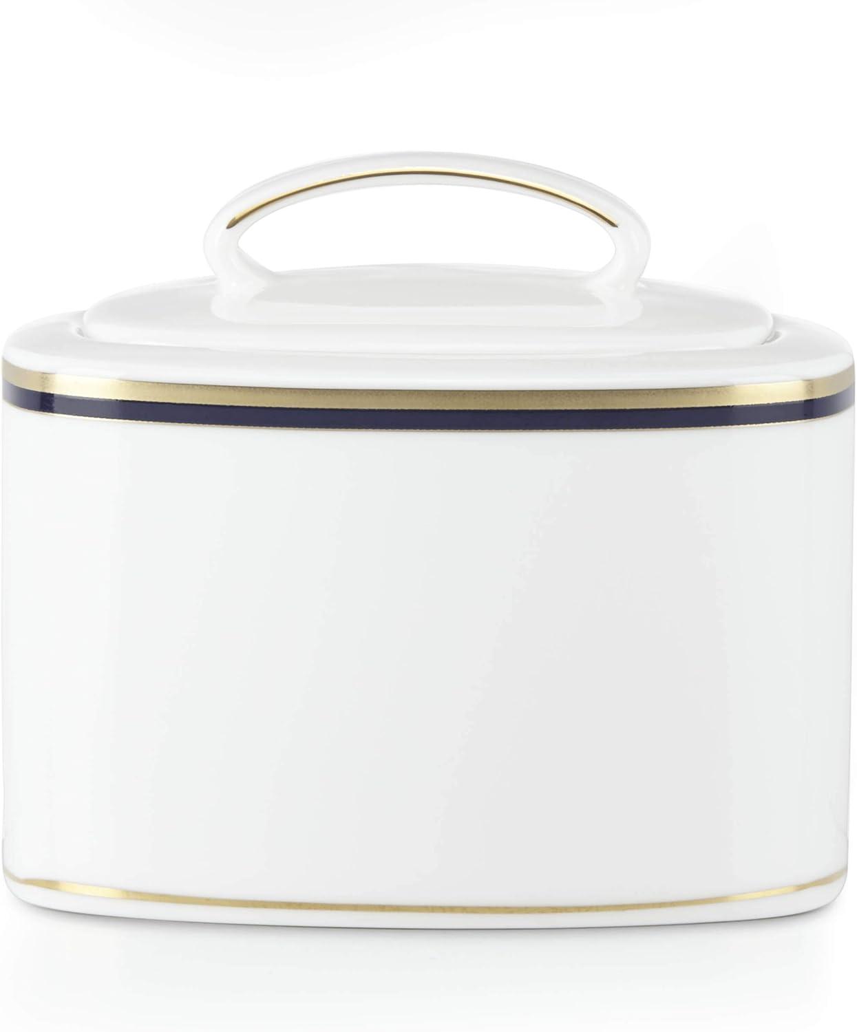 imageKate Spade New York Allison Avenue 9quot Accent Plate 105 LB BlueWhite